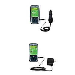 Gomadic Essential Kit for the HTC S710 - includes Car and Wall Charger with Rapid Charge Technology - Gomad