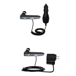 Gomadic Essential Kit for the Jabra A110 - includes Car and Wall Charger with Rapid Charge Technology - Gom