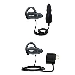 Gomadic Essential Kit for the Jabra BT150 - includes Car and Wall Charger with Rapid Charge Technology - Go