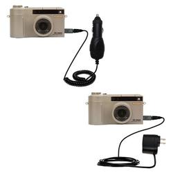 Gomadic Essential Kit for the Kodak DC4800 - includes Car and Wall Charger with Rapid Charge Technology - G