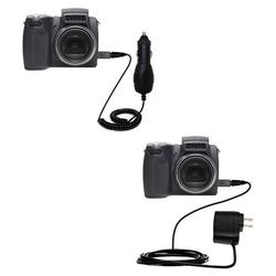 Gomadic Essential Kit for the Kodak DX6490 - includes Car and Wall Charger with Rapid Charge Technology - G