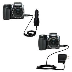 Gomadic Essential Kit for the Kodak DX7590 - includes Car and Wall Charger with Rapid Charge Technology - G
