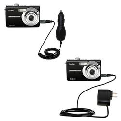 Gomadic Essential Kit for the Kodak M753 - includes Car and Wall Charger with Rapid Charge Technology - Gom