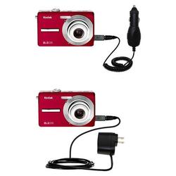 Gomadic Essential Kit for the Kodak M863 - includes Car and Wall Charger with Rapid Charge Technology - Gom