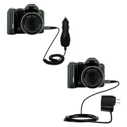 Gomadic Essential Kit for the Kodak P712 - includes Car and Wall Charger with Rapid Charge Technology - Gom