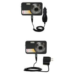 Gomadic Essential Kit for the Kodak V1073 - includes Car and Wall Charger with Rapid Charge Technology - Go