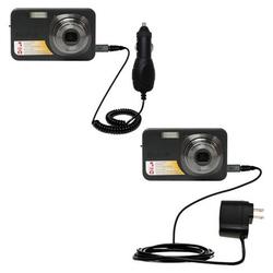 Gomadic Essential Kit for the Kodak V1273 - includes Car and Wall Charger with Rapid Charge Technology - Go