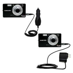 Gomadic Essential Kit for the Kodak V550 - includes Car and Wall Charger with Rapid Charge Technology - Gom