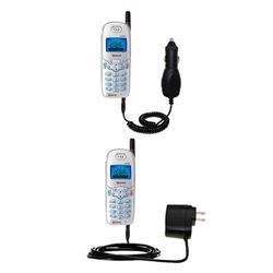 Gomadic Essential Kit for the Kyocera 2325 - includes Car and Wall Charger with Rapid Charge Technology - G