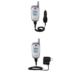 Gomadic Essential Kit for the LG C2000 - includes Car and Wall Charger with Rapid Charge Technology - Gomad