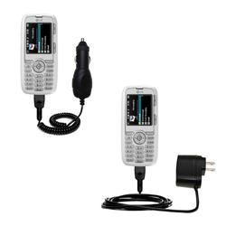 Gomadic Essential Kit for the LG LX260 - includes Car and Wall Charger with Rapid Charge Technology - Gomad