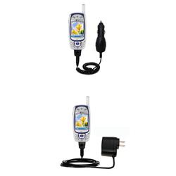 Gomadic Essential Kit for the LG MM-535 - includes Car and Wall Charger with Rapid Charge Technology - Goma