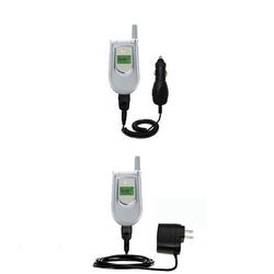Gomadic Essential Kit for the LG VX4500 - includes Car and Wall Charger with Rapid Charge Technology - Goma