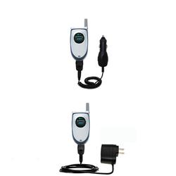 Gomadic Essential Kit for the LG VX4600 - includes Car and Wall Charger with Rapid Charge Technology - Goma