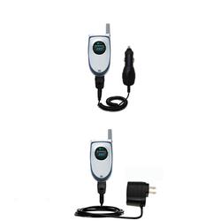Gomadic Essential Kit for the LG VX5450 - includes Car and Wall Charger with Rapid Charge Technology - Goma