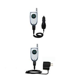Gomadic Essential Kit for the LG VX5450 - includes Car and Wall Charger with Rapid Charge Technology - Goma