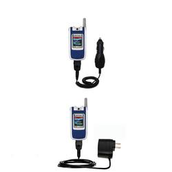 Gomadic Essential Kit for the LG VX7000 - includes Car and Wall Charger with Rapid Charge Technology - Goma