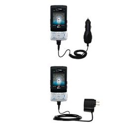Gomadic Essential Kit for the LG VX9400 - includes Car and Wall Charger with Rapid Charge Technology - Goma