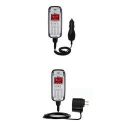 Gomadic Essential Kit for the LG VX9800 - includes Car and Wall Charger with Rapid Charge Technology - Goma