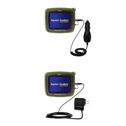 Gomadic Essential Kit for the Magellan Crossover GPS 2500T - includes Car and Wall Charger with Rapid Charge