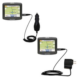 Gomadic Essential Kit for the Magellan Roadmate 1212 - includes Car and Wall Charger with Rapid Charge Techn