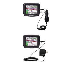 Gomadic Essential Kit for the Magellan Roadmate 2000 - includes Car and Wall Charger with Rapid Charge Techn