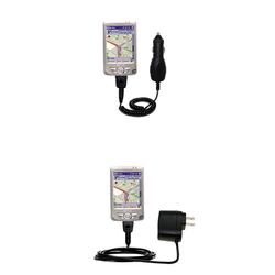 Gomadic Essential Kit for the Mio Technology 168RS - includes Car and Wall Charger with Rapid Charge Technol