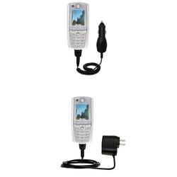 Gomadic Essential Kit for the Motorola C975 - includes Car and Wall Charger with Rapid Charge Technology -