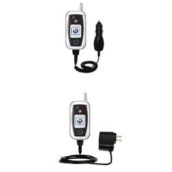 Gomadic Essential Kit for the Motorola V980 - includes Car and Wall Charger with Rapid Charge Technology -
