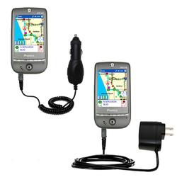 Gomadic Essential Kit for the Pharos GPS 525E - includes Car and Wall Charger with Rapid Charge Technology