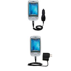 Gomadic Essential Kit for the Qtek 9100 - includes Car and Wall Charger with Rapid Charge Technology - Goma