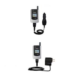 Gomadic Essential Kit for the Samsung A790 - includes Car and Wall Charger with Rapid Charge Technology - G