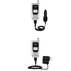 Gomadic Essential Kit for the Samsung D357 - includes Car and Wall Charger with Rapid Charge Technology - G