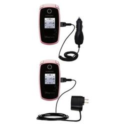 Gomadic Essential Kit for the Samsung DM-S105 - includes Car and Wall Charger with Rapid Charge Technology