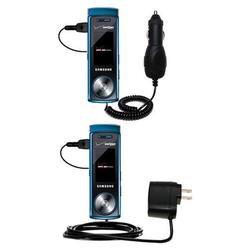Gomadic Essential Kit for the Samsung Juke - includes Car and Wall Charger with Rapid Charge Technology - G