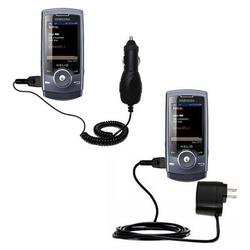 Gomadic Essential Kit for the Samsung Mysto - includes Car and Wall Charger with Rapid Charge Technology -