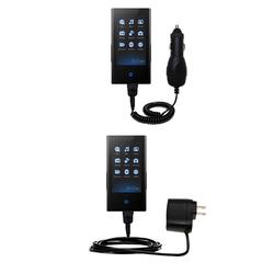 Gomadic Essential Kit for the Samsung P2 - includes Car and Wall Charger with Rapid Charge Technology - Gom