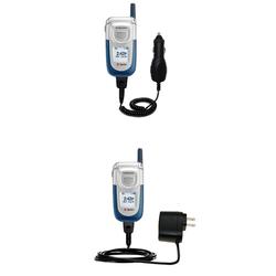 Gomadic Essential Kit for the Samsung RL-A760 - includes Car and Wall Charger with Rapid Charge Technology