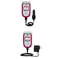 Gomadic Essential Kit for the Samsung SCH-A950 - includes Car and Wall Charger with Rapid Charge Technology