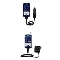 Gomadic Essential Kit for the Samsung SCH-i830 - includes Car and Wall Charger with Rapid Charge Technology