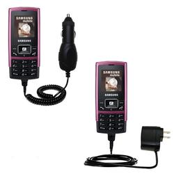 Gomadic Essential Kit for the Samsung SGH-C130 - includes Car and Wall Charger with Rapid Charge Technology