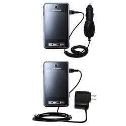 Gomadic Essential Kit for the Samsung SGH-F480 - includes Car and Wall Charger with Rapid Charge Technology