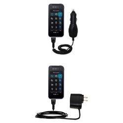 Gomadic Essential Kit for the Samsung SGH-F700 - includes Car and Wall Charger with Rapid Charge Technology