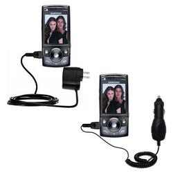 Gomadic Essential Kit for the Samsung SGH-G600 - includes Car and Wall Charger with Rapid Charge Technology
