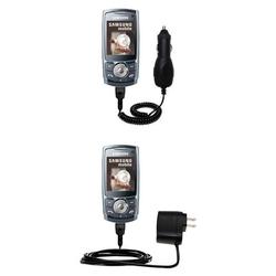 Gomadic Essential Kit for the Samsung SGH-L760 - includes Car and Wall Charger with Rapid Charge Technology