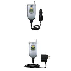 Gomadic Essential Kit for the Samsung SGH-P100 - includes Car and Wall Charger with Rapid Charge Technology