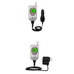 Gomadic Essential Kit for the Samsung SGH-S100 - includes Car and Wall Charger with Rapid Charge Technology