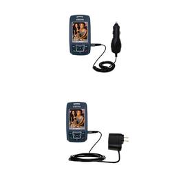 Gomadic Essential Kit for the Samsung SGH-T429 - includes Car and Wall Charger with Rapid Charge Technology