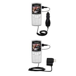 Gomadic Essential Kit for the Samsung SGH-T519 - includes Car and Wall Charger with Rapid Charge Technology