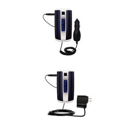 Gomadic Essential Kit for the Samsung SGH-T639 - includes Car and Wall Charger with Rapid Charge Technology